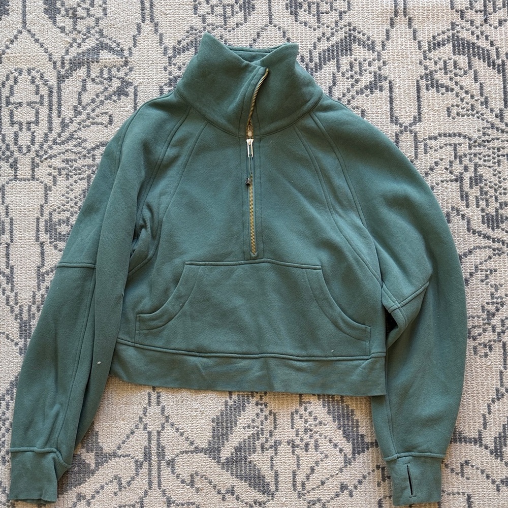 Lulu Funnel Neck Scuba Half Zip